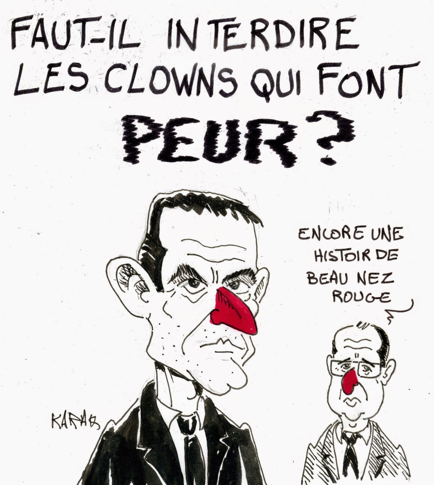 Les Meilleurs Dessins De Karak: Les Clowns Qui Me Font Peur tout Dessin Qui Fait Reflechir