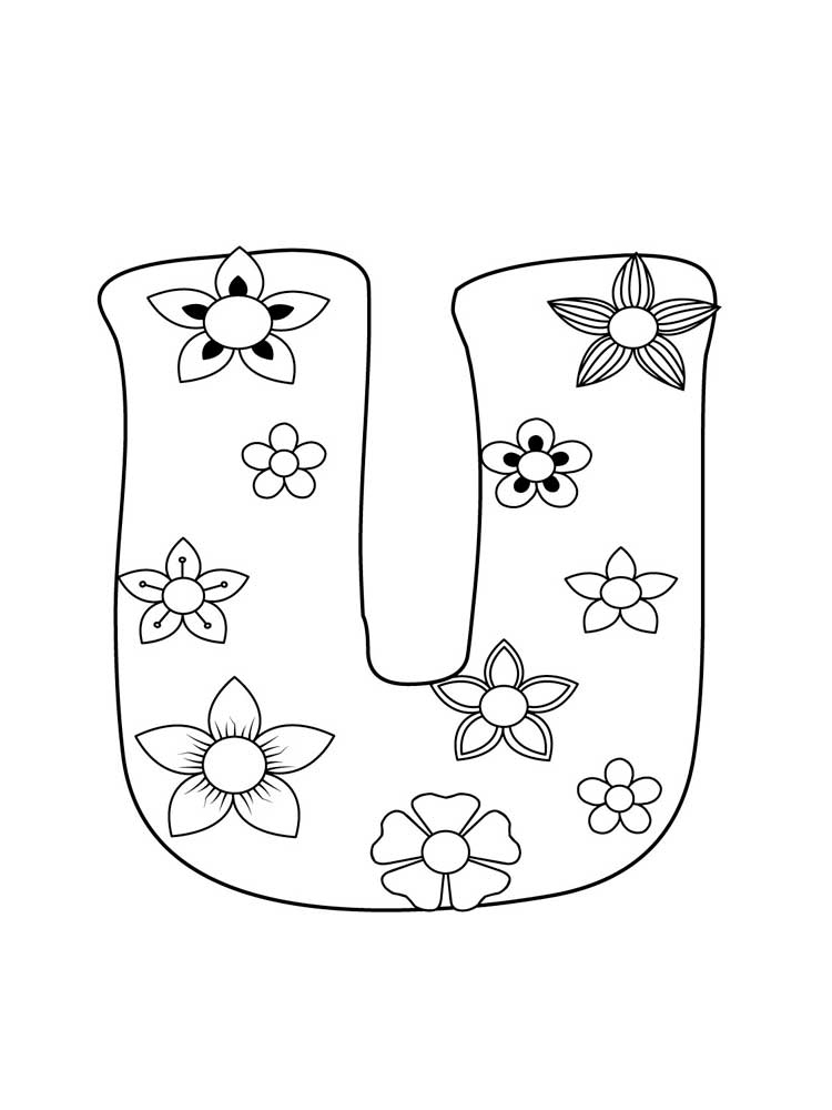 Letter U Coloring Pages. Download And Print Letter U intérieur Lettre U Dessin