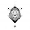 Lion Illustration | Illustration De Lion, Dessin Noir Et tout Dessin Lion