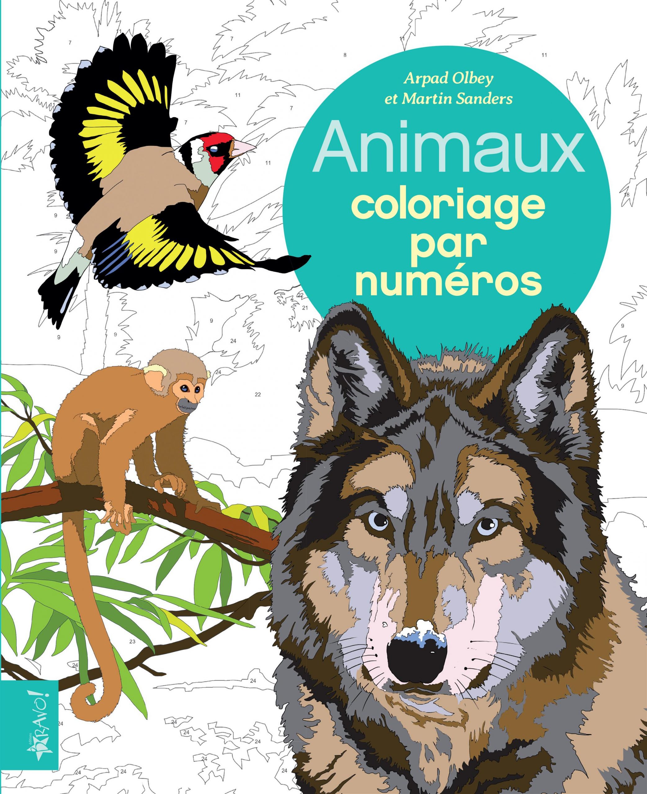 Livre Animaux - Coloriage Par Numéros | Messageries Adp pour Coloriage Dessin Livre