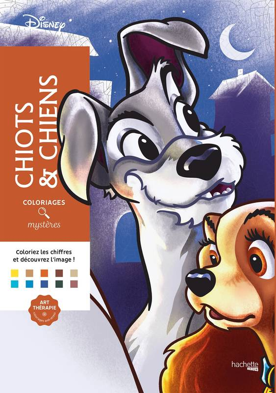 Livre: Coloriages Mystères Disney Chiots Et Chiens destiné Coloriages Mystères,