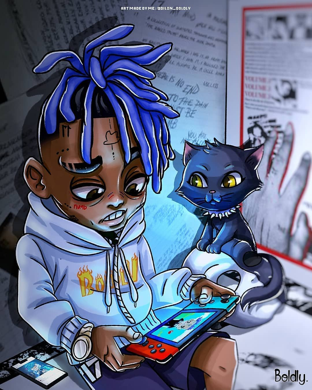 #Llj 🕊 @Dilon_Boldly | Мемы, Марки dedans Coloriage Xxtentacion