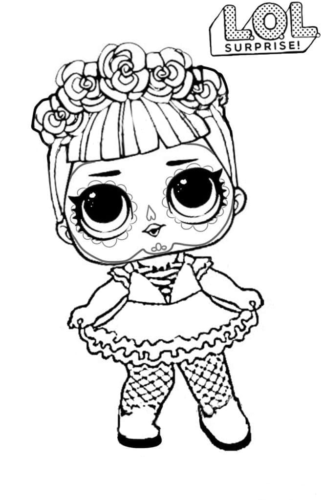 Lol Surprise Dolls Coloring Pages. Print In A4 Format intérieur Ice Angel Coloriage,