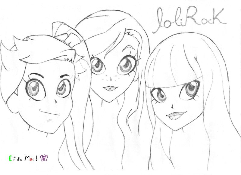 Lolirock - Cé De Moi ! | Idées Esquisses Et Coloriage pour Coloriage Des Lolirock