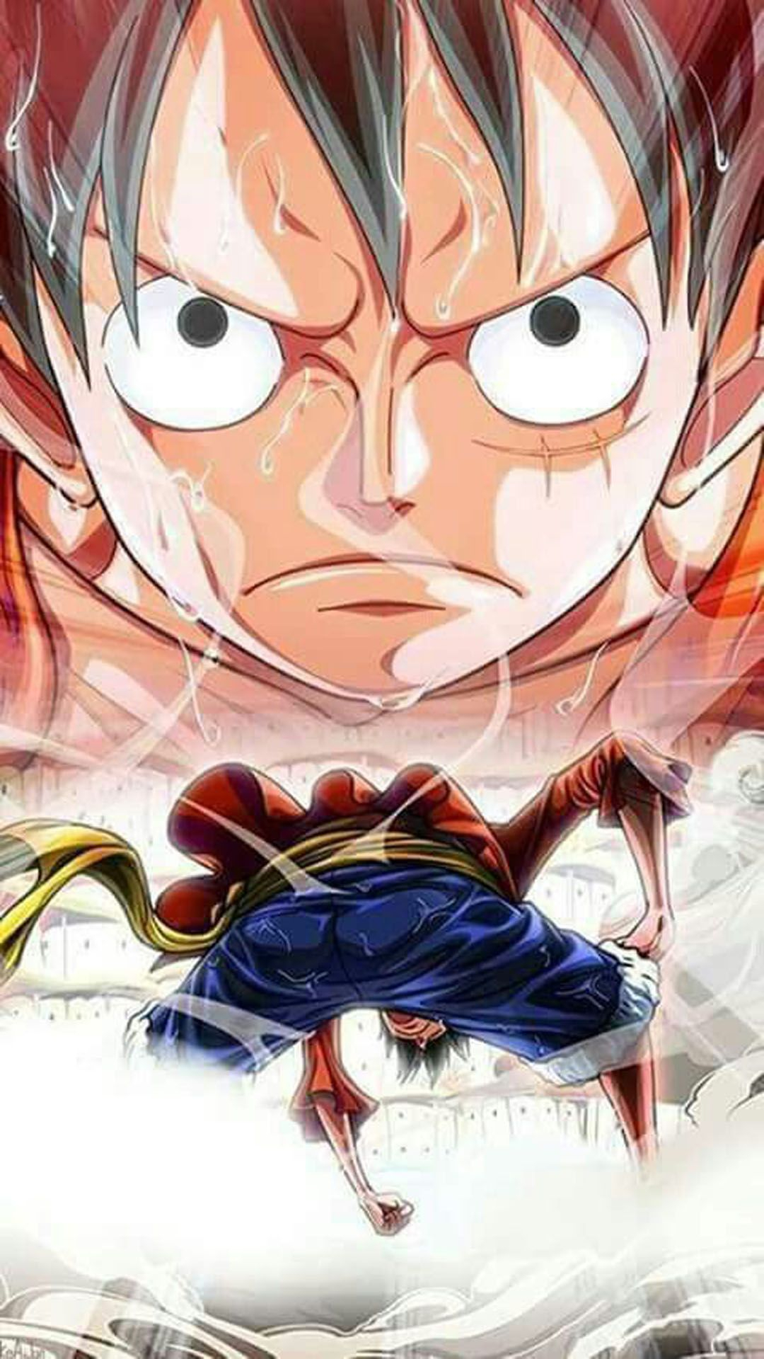 Luffy Gear 2 Wallpaper / Fanart Monkey D Luffy Gear Fourth serapportantà Luffy Gear 2 Dessin