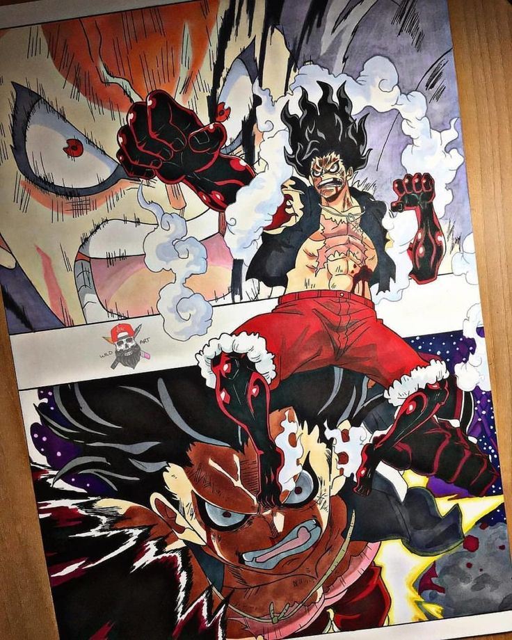 Luffy Gear 4Th Snake-Man What A Amazing Drawing Un dedans Luffy Gear 2 Dessin