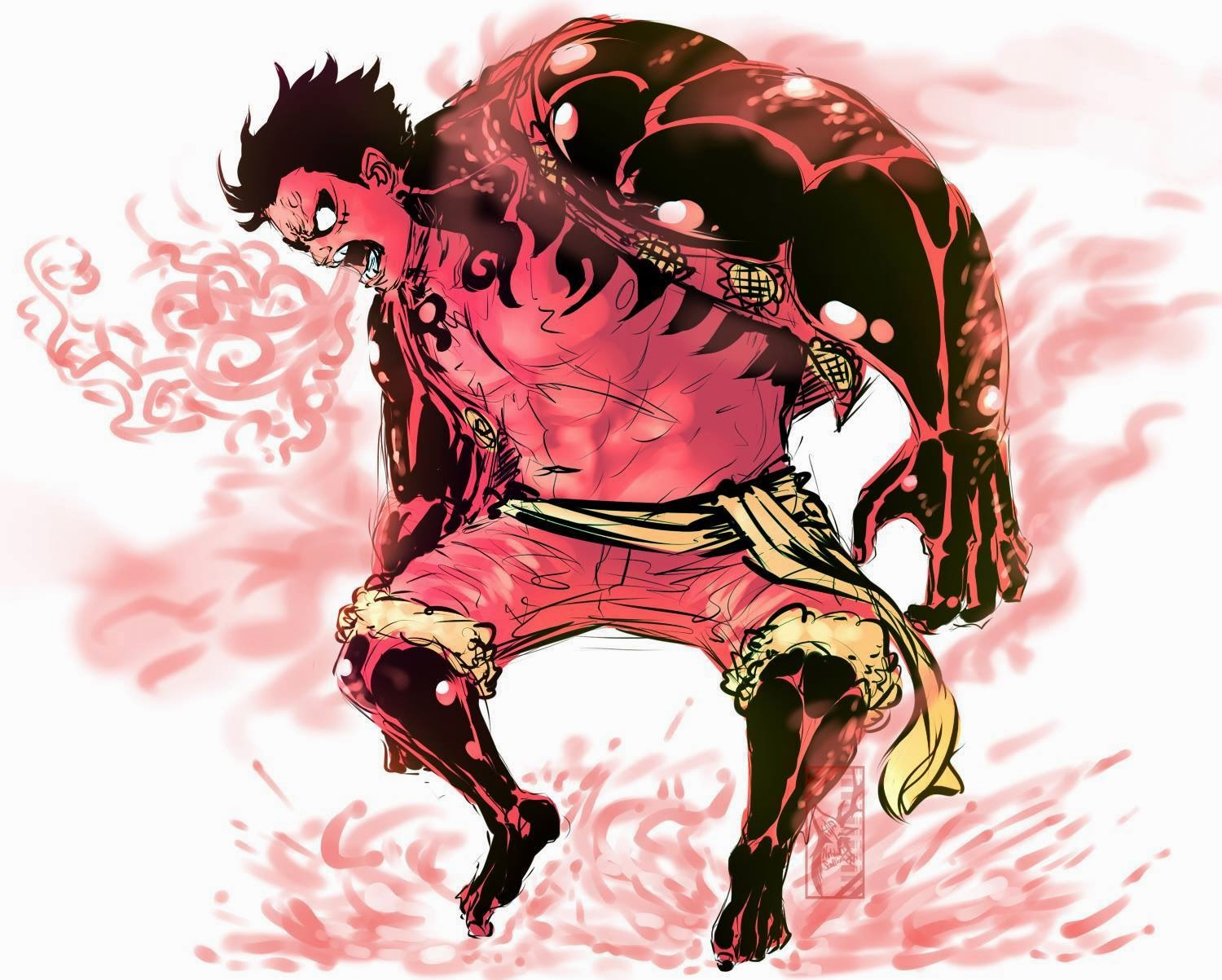 Luffy&amp;#039;S Gear 4Th tout Luffy Gear 3 Dessin