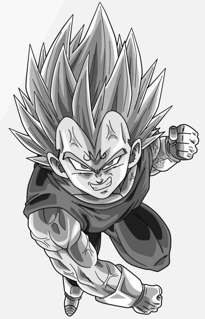 Majin Vegeta | Vegeta Desenho, Tatuagens De Anime, Boas tout Dessin Vegeta,