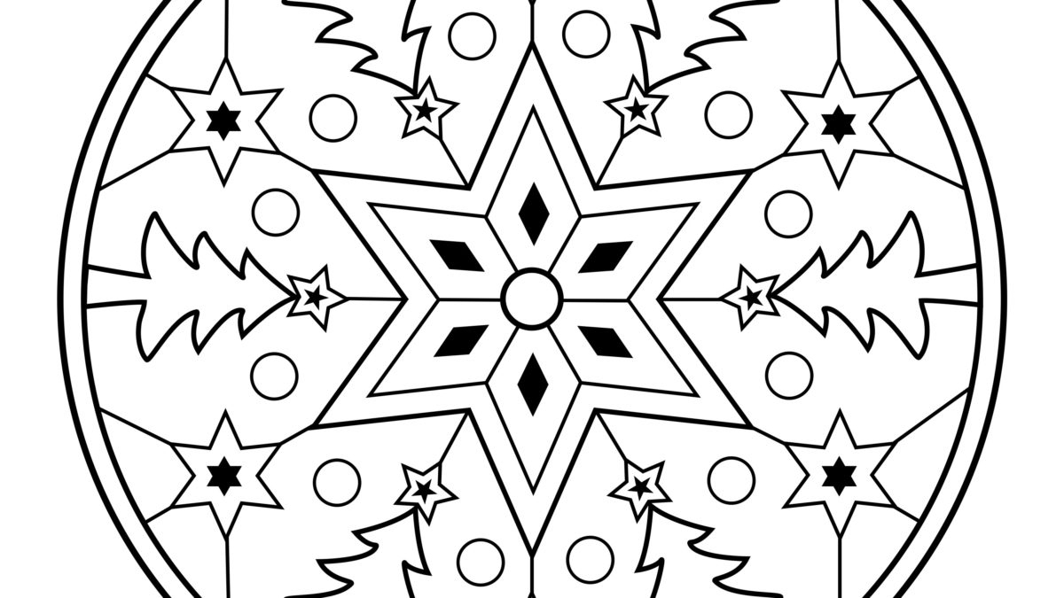 Mandala De Noël Gratuit À Imprimer - Un Max D&amp;#039;Idées Pour pour Coloriage De 6 Ans,