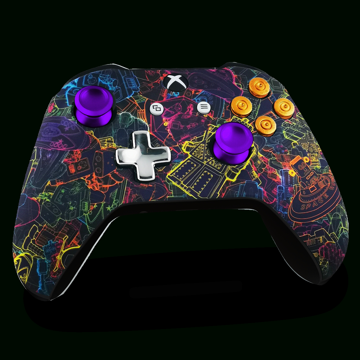 Manette Xbox One Custom Bender - Manette Personnalisée intérieur Dessin Xbox,