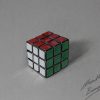 Marcello Barenghi: Rubik'S Cube 3D Illusion Drawing dedans S Dessin 3D