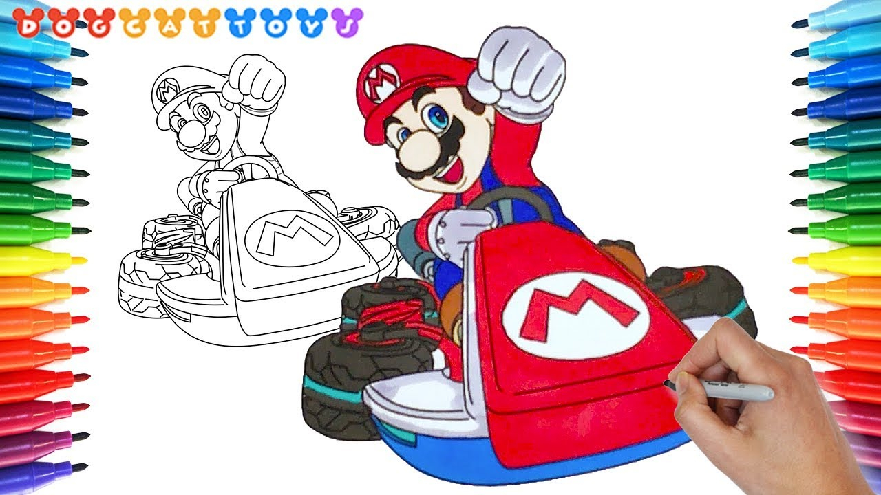 Mario Kart 8 Drawing At Getdrawings | Free Download avec Mario Kart 8 Coloriage