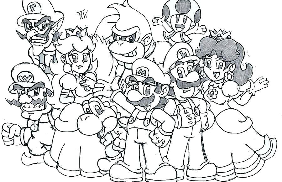 Mario Kart Coloring Pages At Getcolorings | Free avec Mario Kart 8 Coloriage