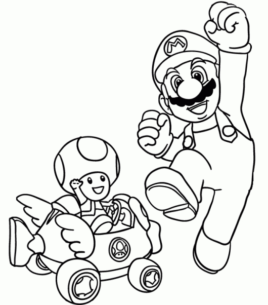 Mario Kart Coloring Pages - Best Coloring Pages For Kids encequiconcerne Mario Kart 8 Coloriage