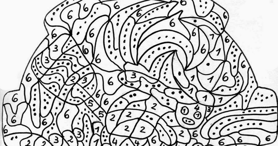 Maternelle: Coloriage Magique : Une Sorcière Sur Son Balai avec Coloriage Magique Son S