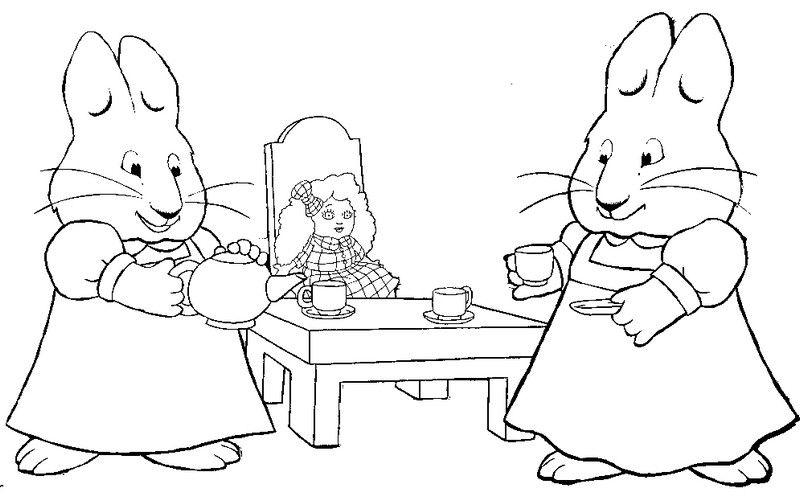 Max And Ruby Coloring Pages - Enjoy Coloring | Coloring Pages intérieur Coloriage B Max