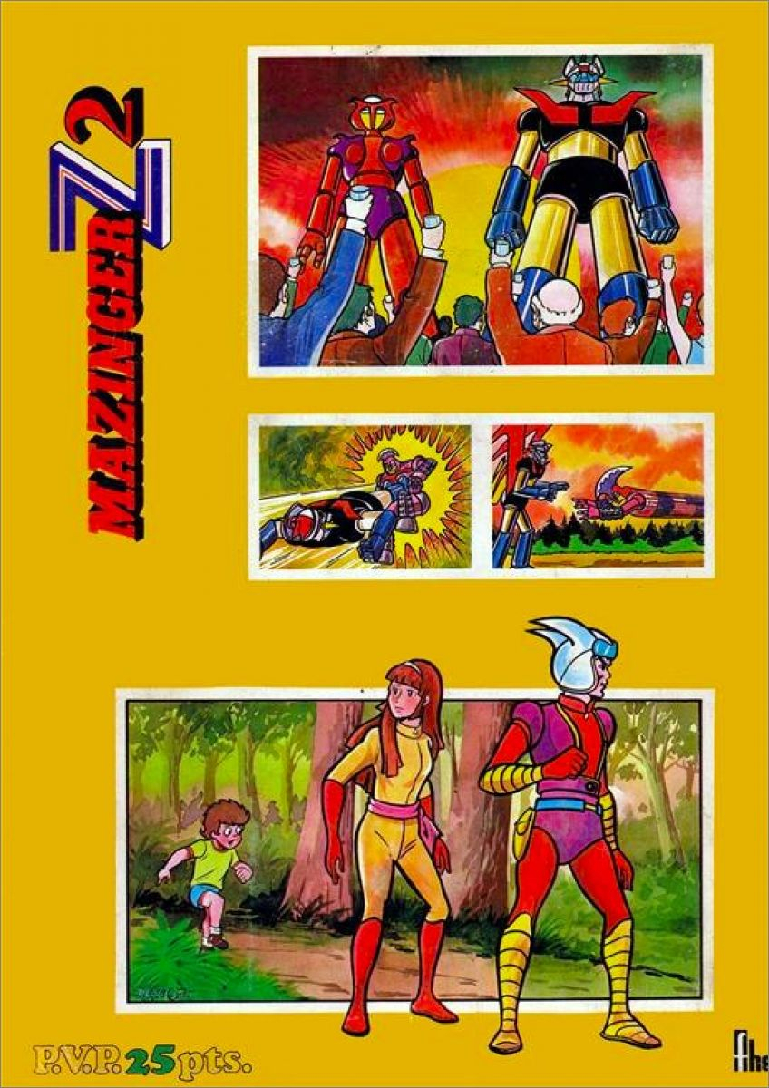 Mazinger Z 2 - Fher - Cromos - 1978 - Espagne Dessins Animés serapportantà Mazinger Z Dessin