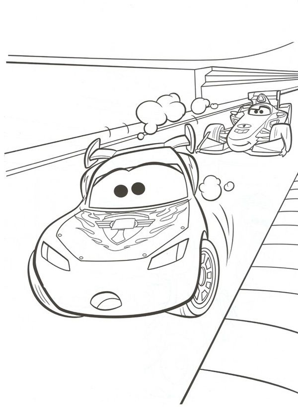 Mcqueen Cars 2 Coloring Pages - Coloring Home avec Cars 2 Coloriage