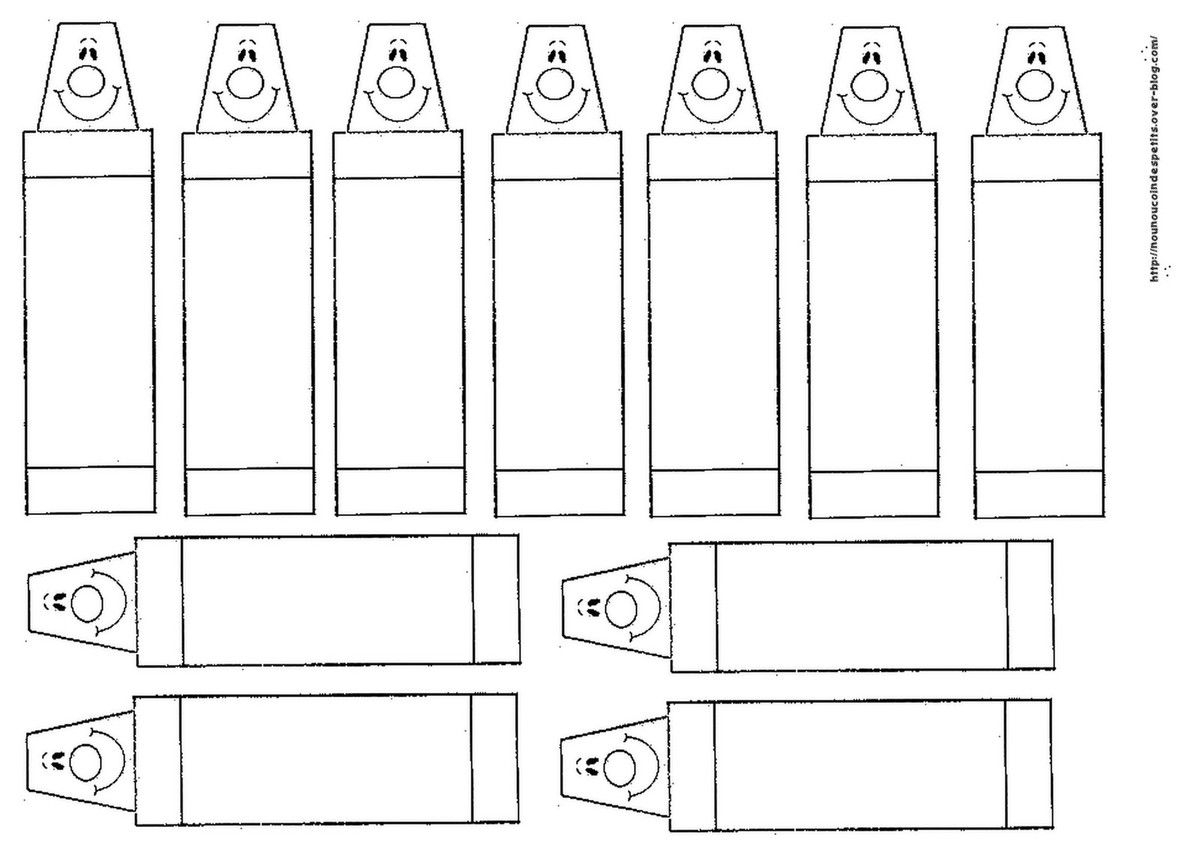 .. Mes Crayons De Couleur .. - Le Blog De Nounoucoindespetits avec Coloriage Crayon