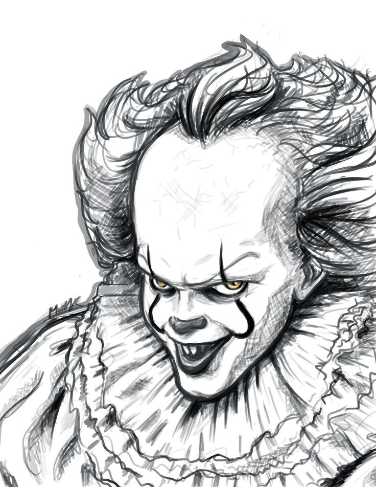 Messy Portrait Of Pennywise~ - Қrazy&amp;#039;S Blog | Payasitos intérieur Dessin 3D Procreate,