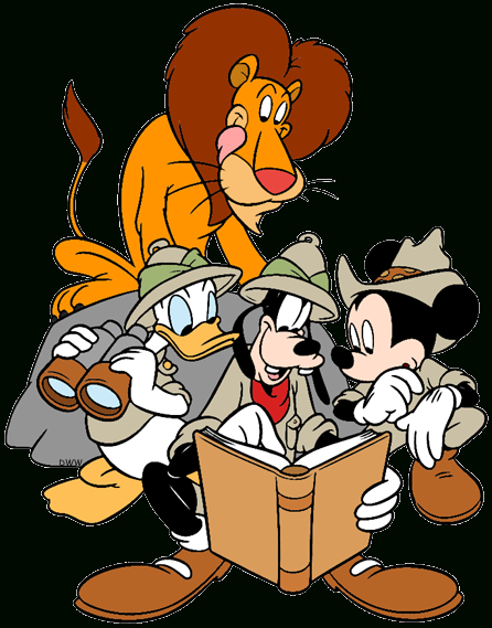 Mickey, Donald And Goofy Clip Art 2 | Disney Clip Art Galore dedans Coloriages Mystères Disney Mickey Donald &amp; Co,