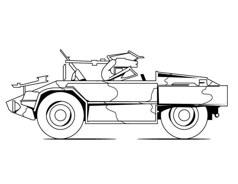 Military Coloring Pages | Learn To Coloring encequiconcerne Coloriage 4X4 Militaire