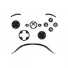 Minimalist Xbox Controller Design Art Print By Christopher tout Dessin Xbox