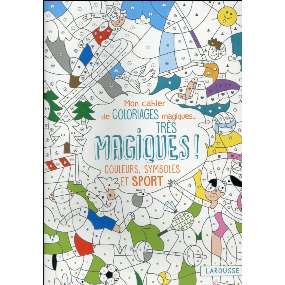 Mon Cahier De Coloriages Magiques Très Magiques intérieur Coloriage 3 Couleurs Challenge