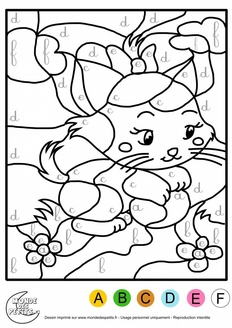 Monde Des Petits - Coloriages À Imprimer Intended For dedans Coloriage Magique Lettre F