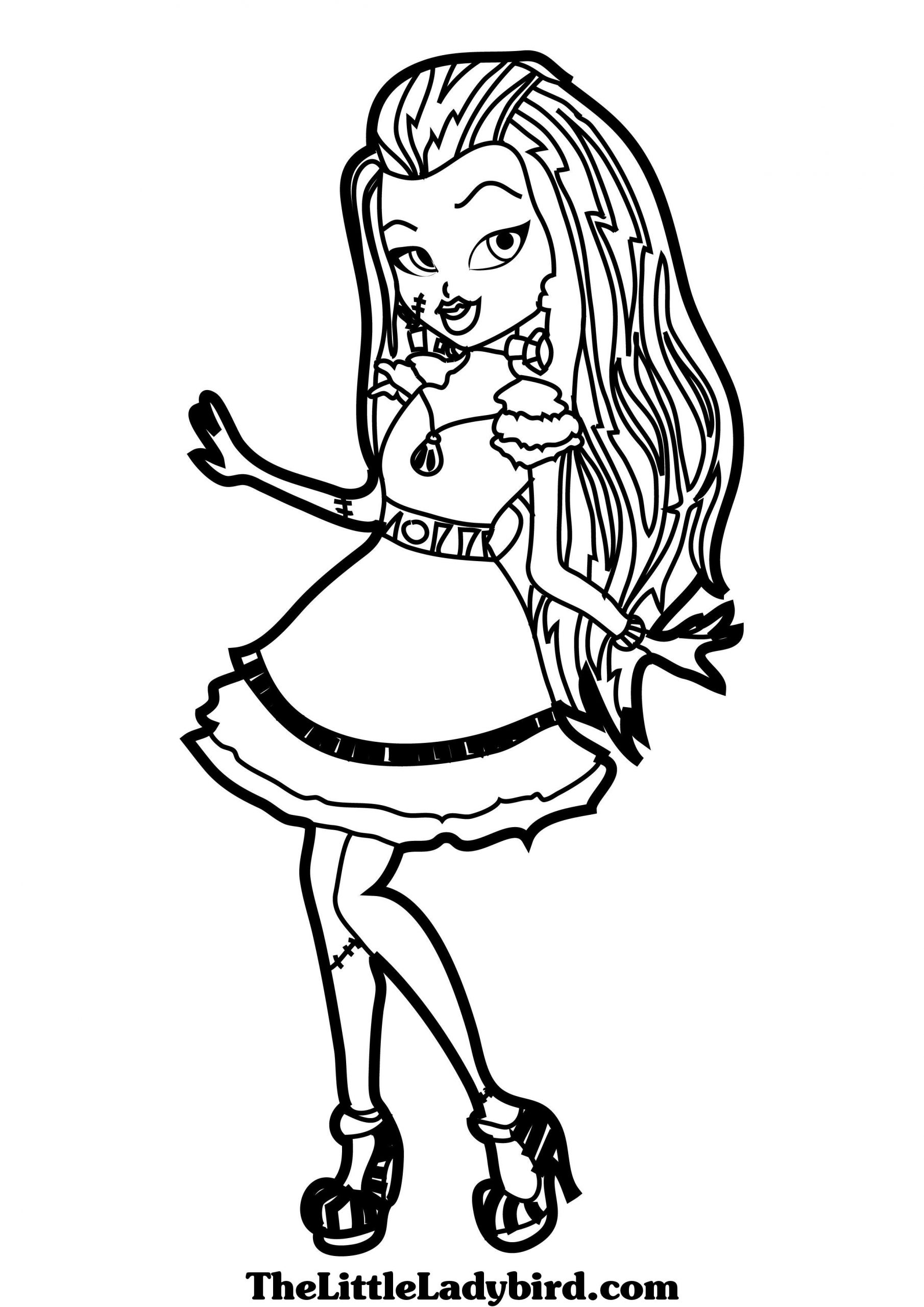 Monster High Coloring Pages | #12 Free Printable Coloring concernant Ice Angel Coloriage,