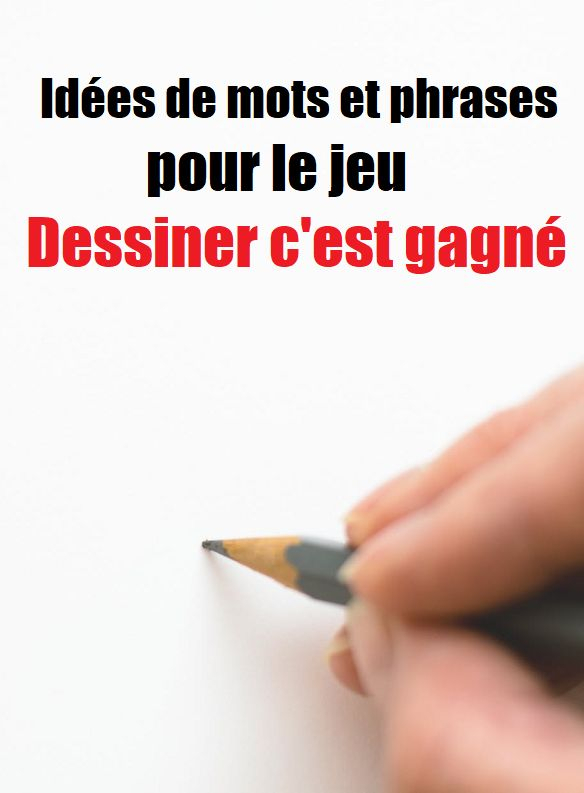 Mots Et Phrases Dessiner C&amp;#039;Est Gagné | Jeux De Groupe pour Dessiner C&amp;amp;#039;Est Disney,