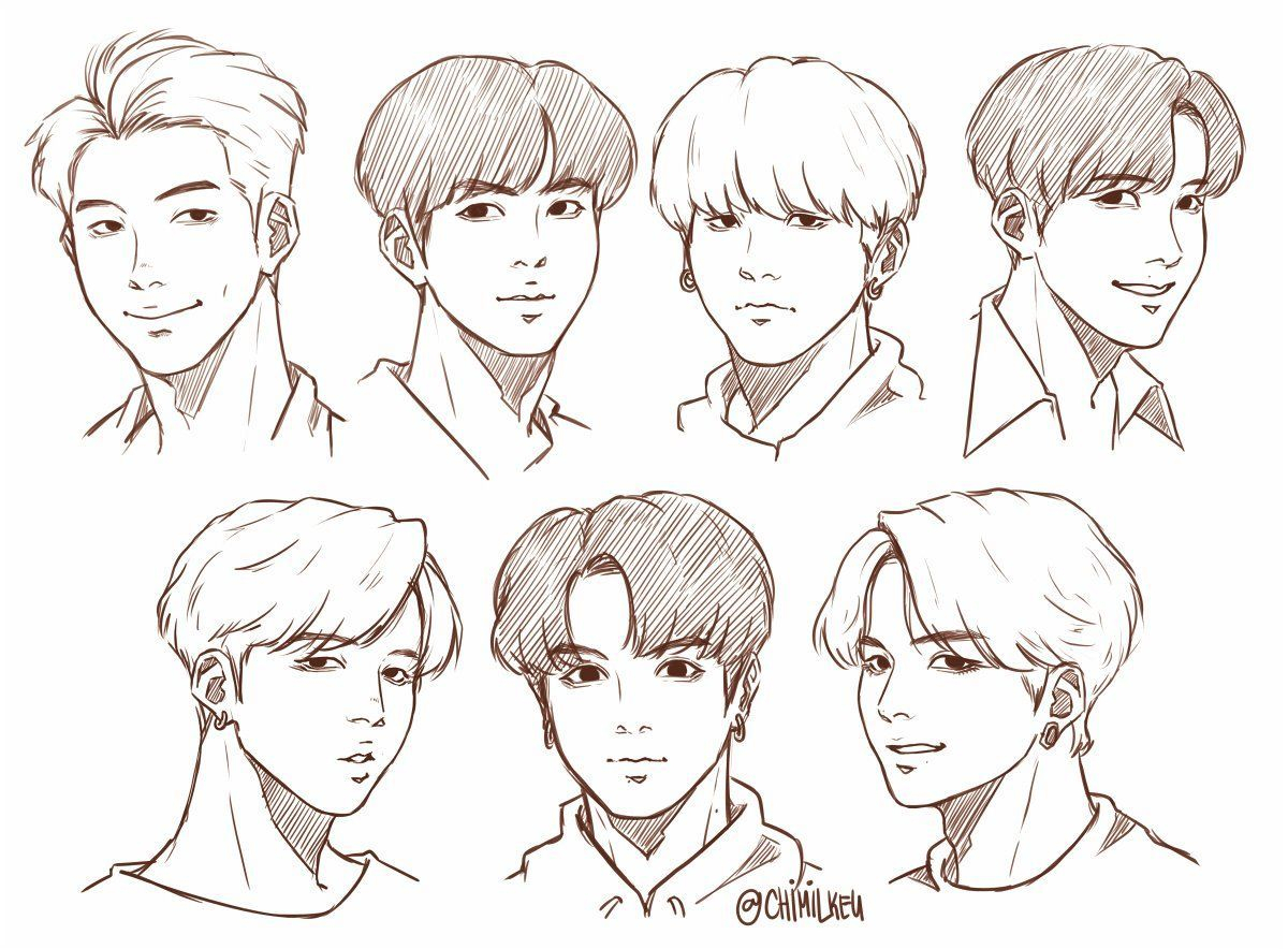 Na Ri On - #Na #On #Ri | Drawings Bts, Bts Drawings, Bts destiné Coloriage Bts,