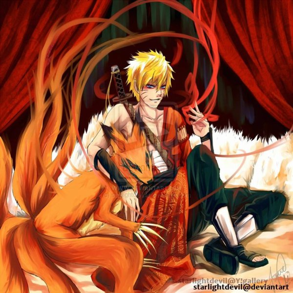 Naruto Et Le Demon Renard 9 Queue - Blog De Dreydrey02200 destiné Coloriage Renard A 9 Queue Naruto