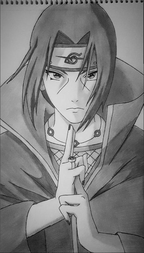 Naruto - The Way Of Naruto - Itachi Uchiwa De Lady A7X avec Dessin Itachi