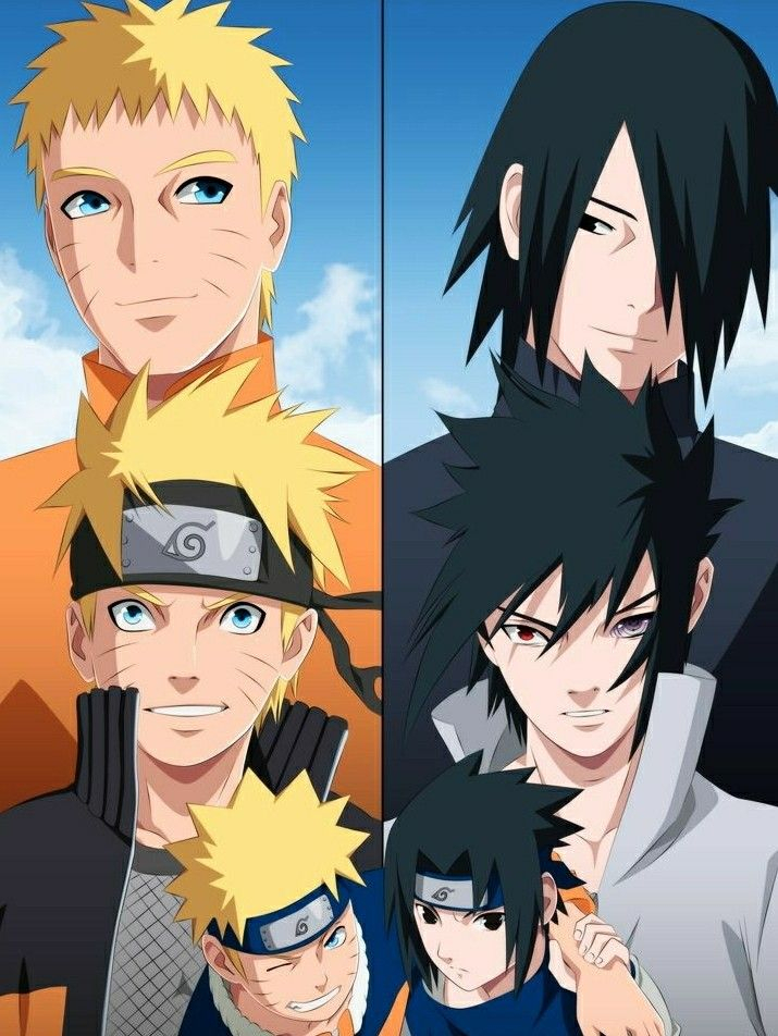 Naruto Uzumaki ♡ Sasuke Uchiha | Naruto Shippuden Sasuke à Dessin Naruto