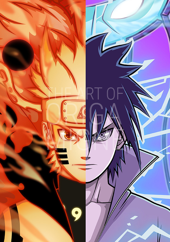 Naruto Vs Sasuke concernant Dessin Naruto Sasuke