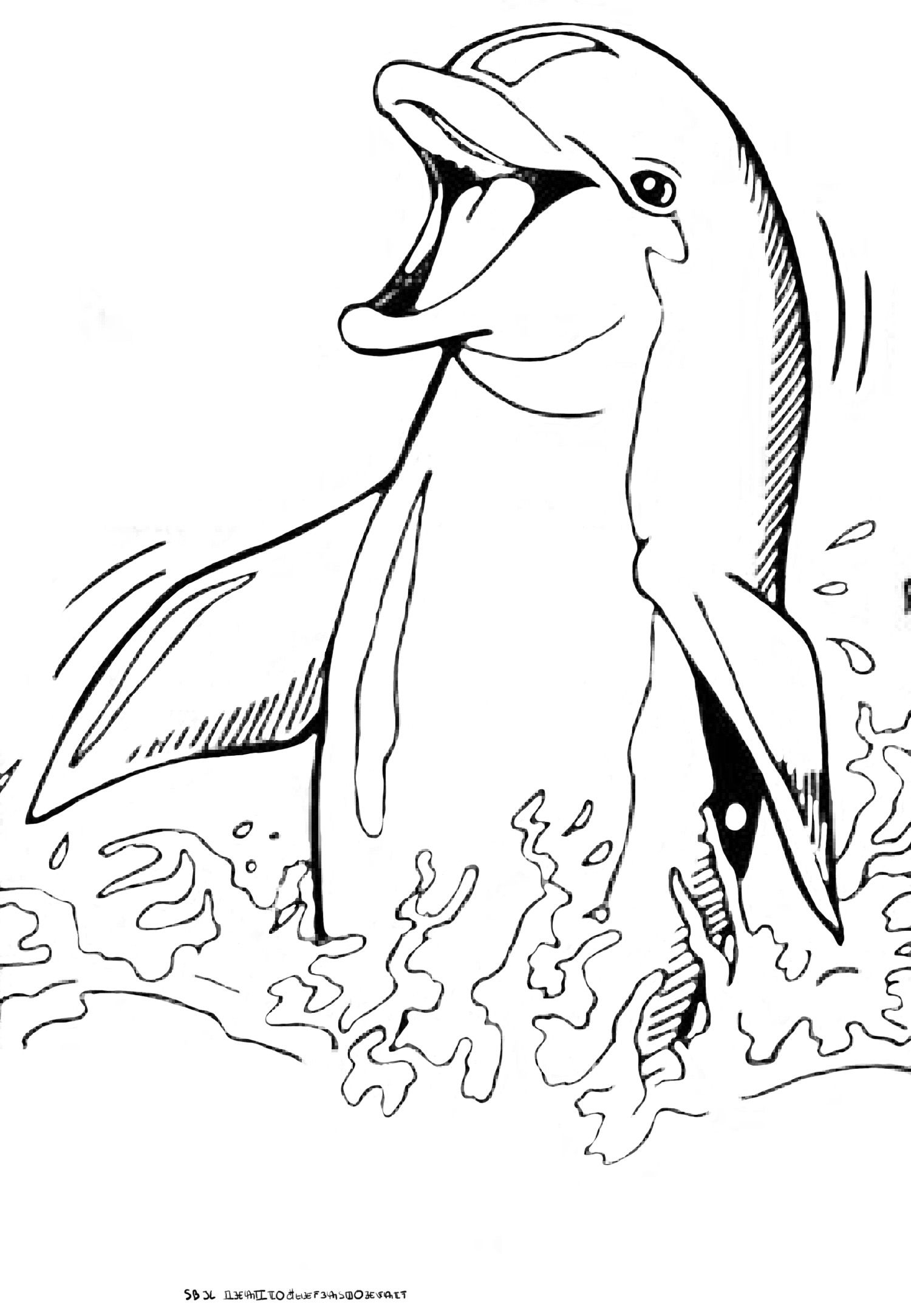 New 16 Coloriage Dauphins | Coloriage Dauphin, Dauphin serapportantà Coloriage Dessin Pour Peinture