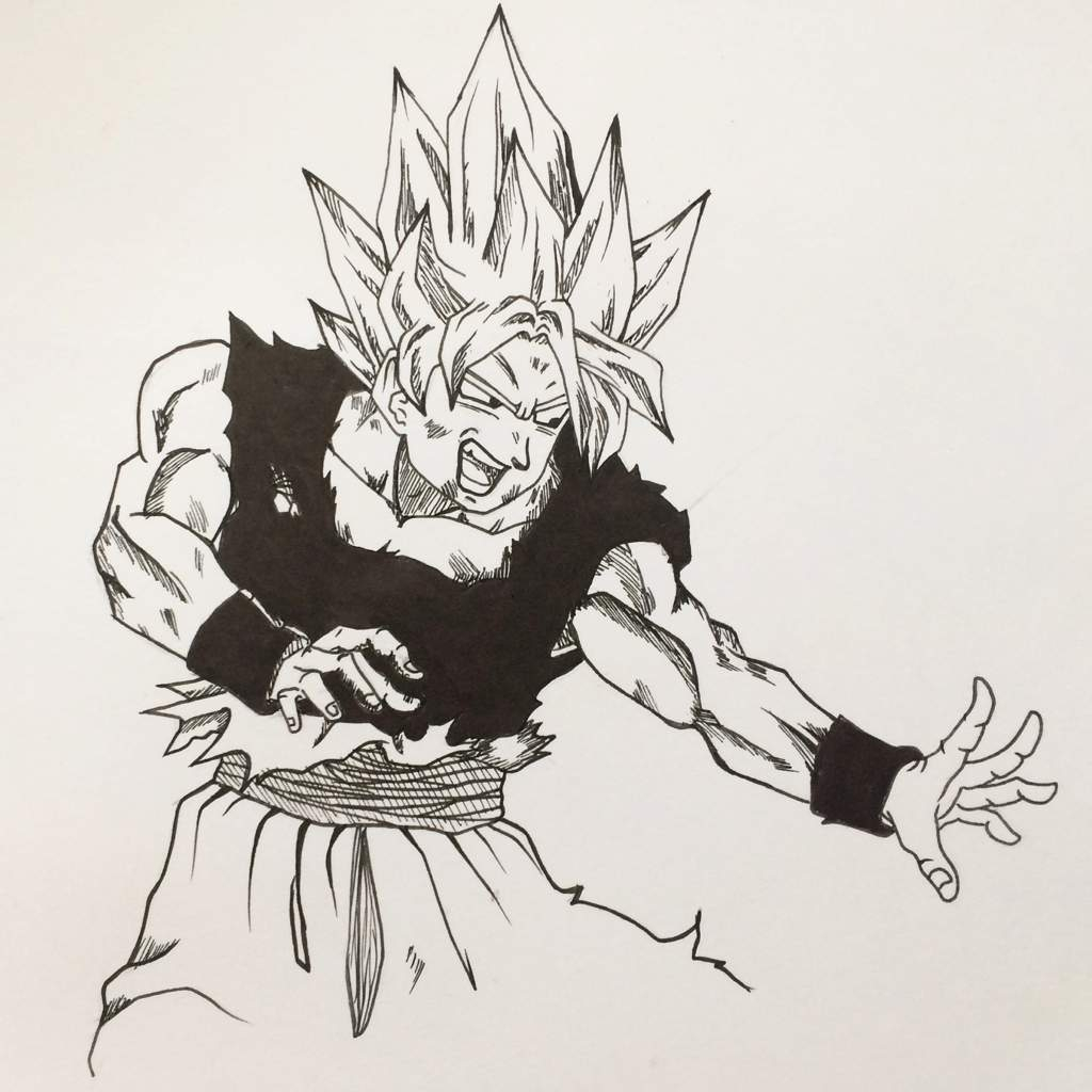 New Dessin ! Goku Ultra Instinct + Tuto | Anime Et Manga Amino serapportantà Coloriage Dragon Dessin Goku Ultra Instinct