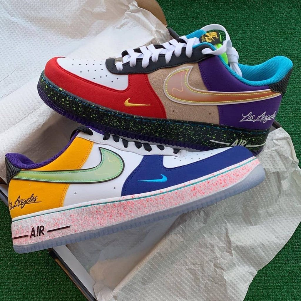 Nike Air Force 1 07 Lv8 &amp;#039;What The La&amp;#039; Sneakers - Exclusive à Air Force 1 Coloriage