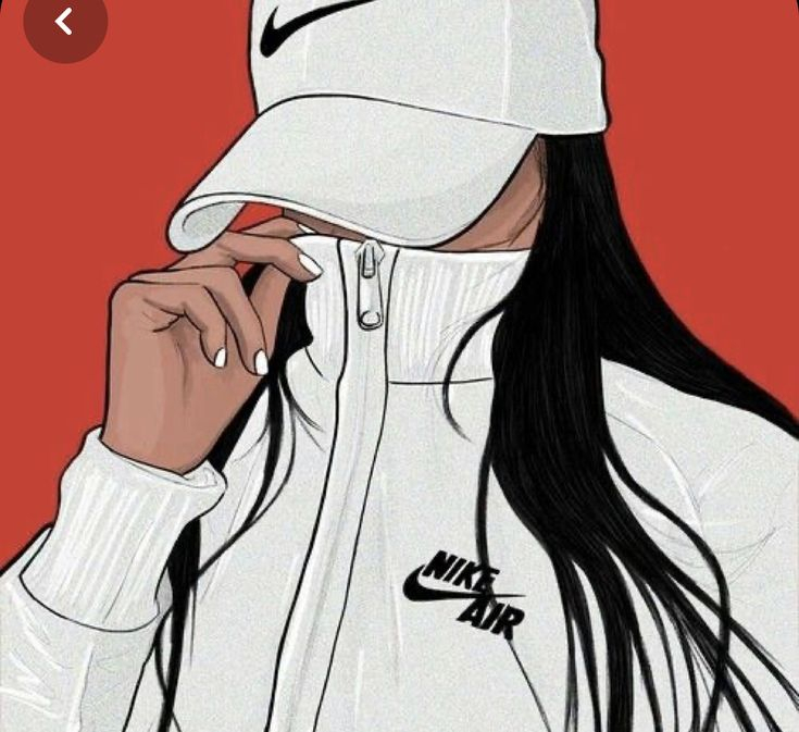 Nike Off White😊😁😁 | Dessin Fille Swag, Dessins De Fille destiné Coloriage Dessin Fille Swag