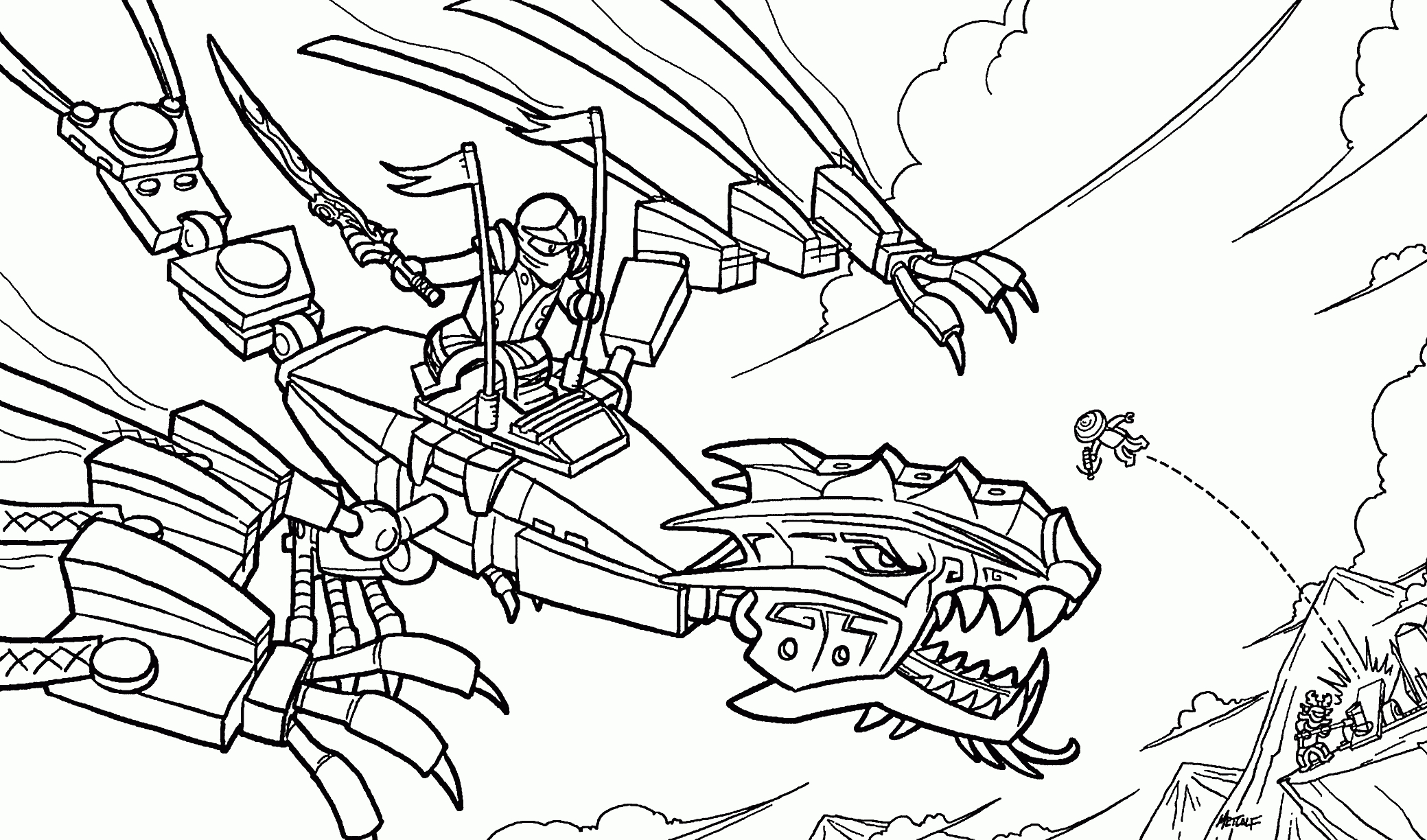 Ninjago Attack Coloring Pages For Kids, Printable Free tout &amp;amp;É Go Dessin,