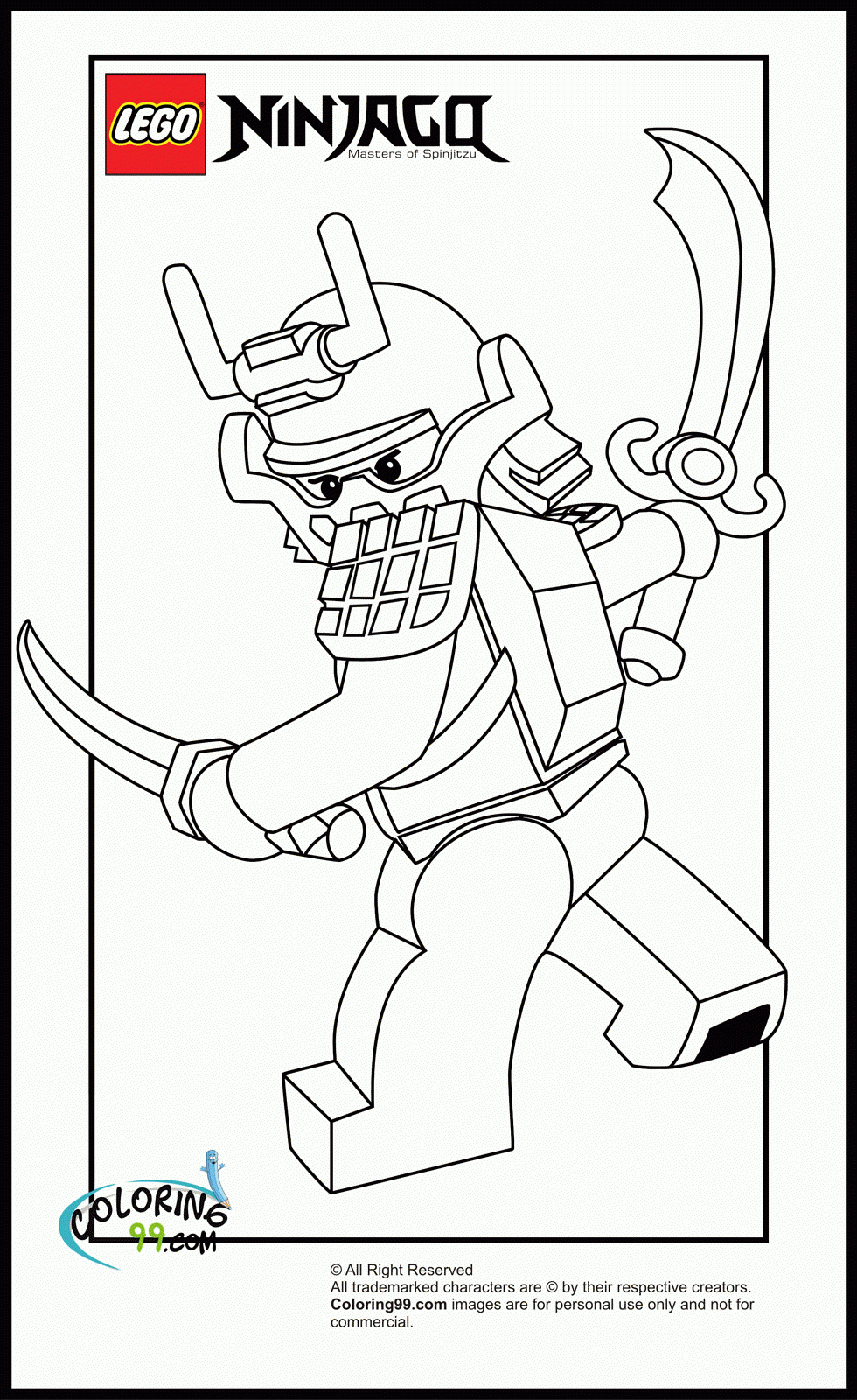 Ninjago Nya Coloring Page - Coloring Home concernant Coloriage Ninjago,