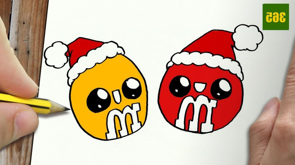 Noel Dessin Facile Beau Collection Ment Dessiner M&amp;amp;M´s De pour Dessin Kawaii Noël,