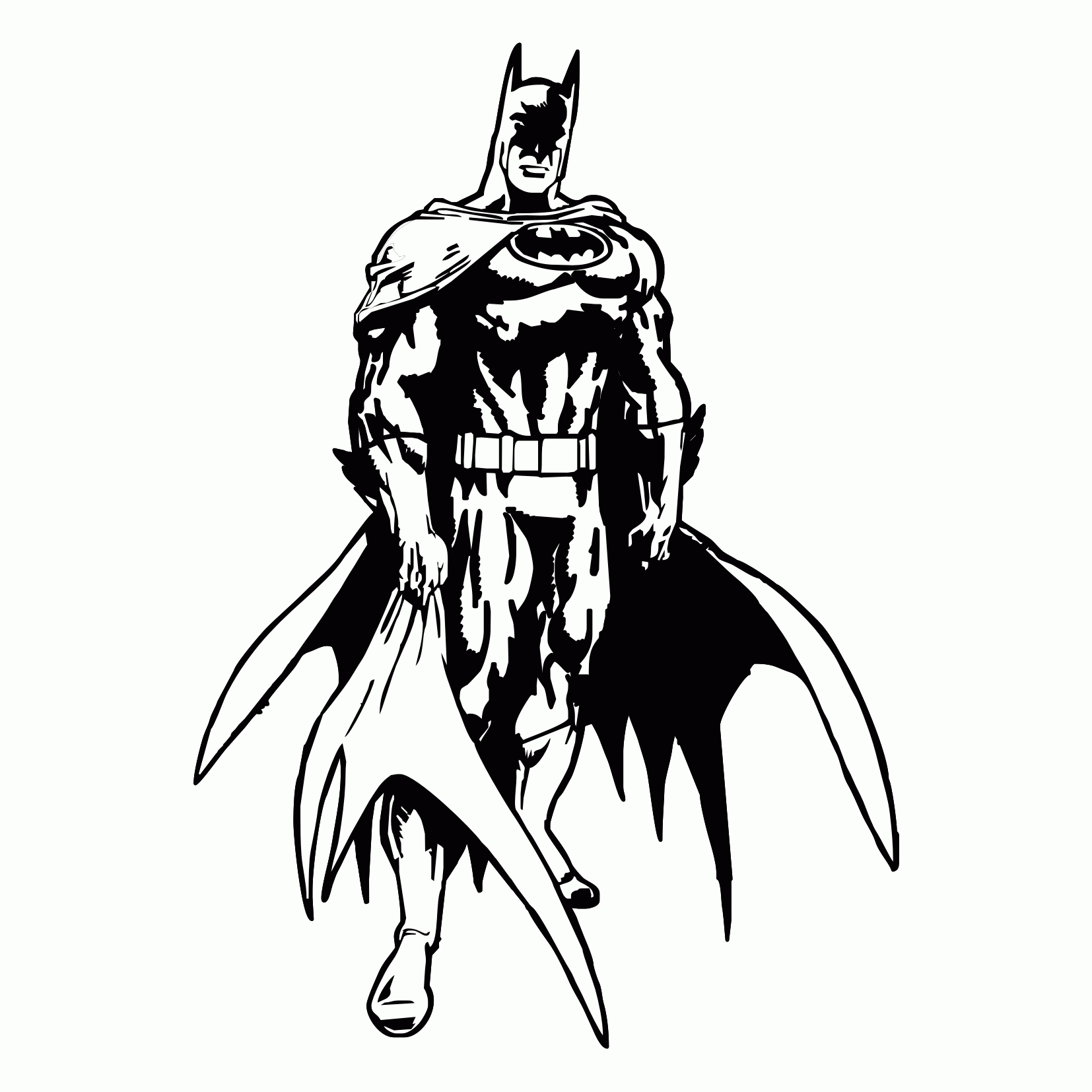 Nos Jeux De Coloriage Batman À Imprimer Gratuit - Page 2 Of 30 concernant Coloriage Batman