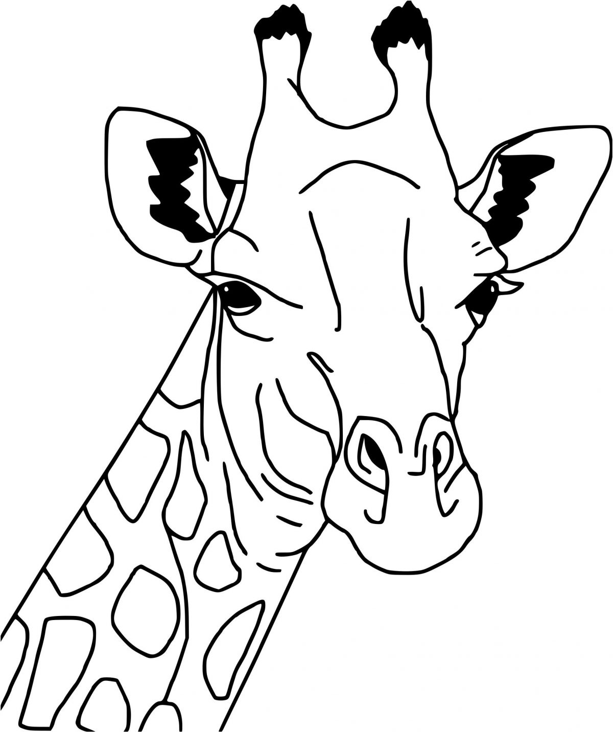 Nos Jeux De Coloriage Girafe À Imprimer Gratuit - Page 2 destiné Coloriage Dessin Girafe