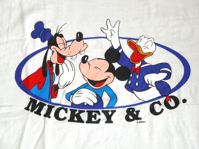Nos Vtg 90S Classic Mickey &amp;amp; Co Goofy Donald Duck Disney T tout Coloriages Mystères Disney Mickey Donald &amp;amp; Co,