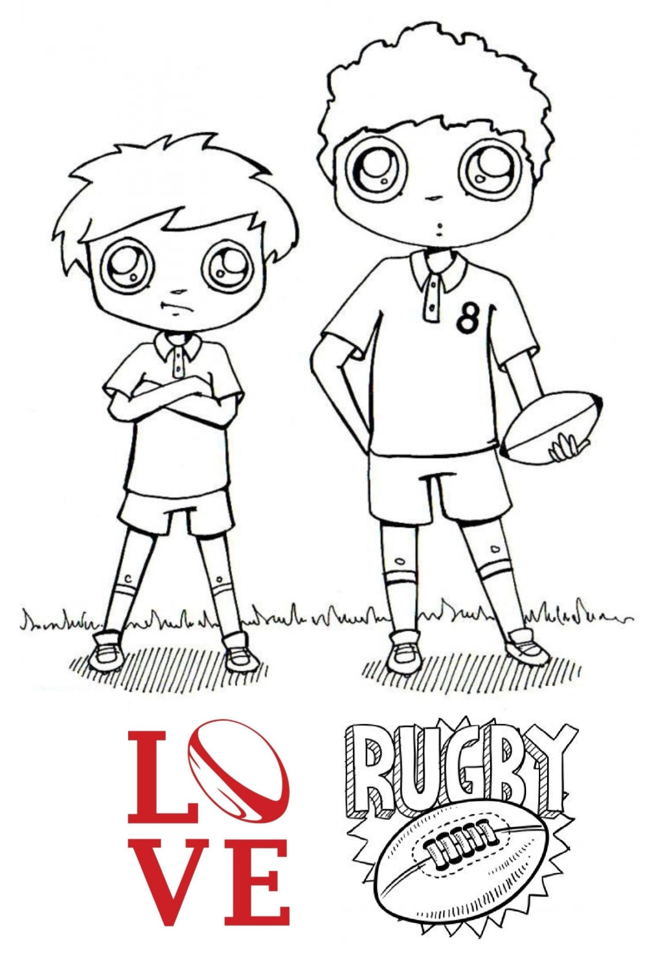 Opération Coloriage Et Jeux !!! - Rcc Rugby Club Compiégnois concernant Coloriage Dessin Rugby