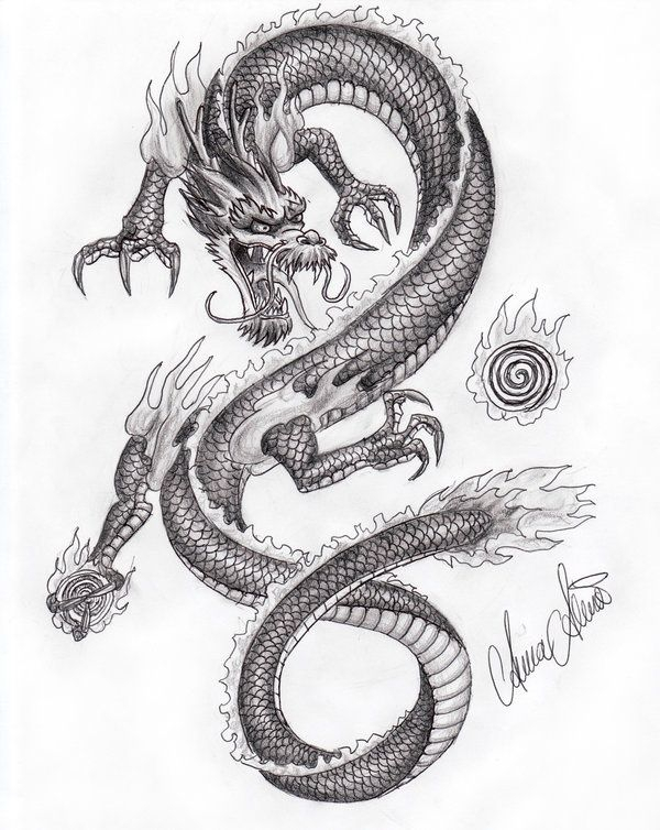 Oriental Dragon | Dragon Tattoo Meaning, Dragon Tattoo destiné Dessin Dragon