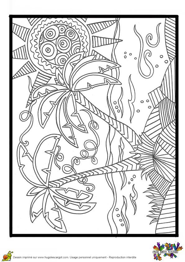 , Page 10 Sur 17 Sur Hugolescargot | Coloriage pour Dessin Coloriage Été