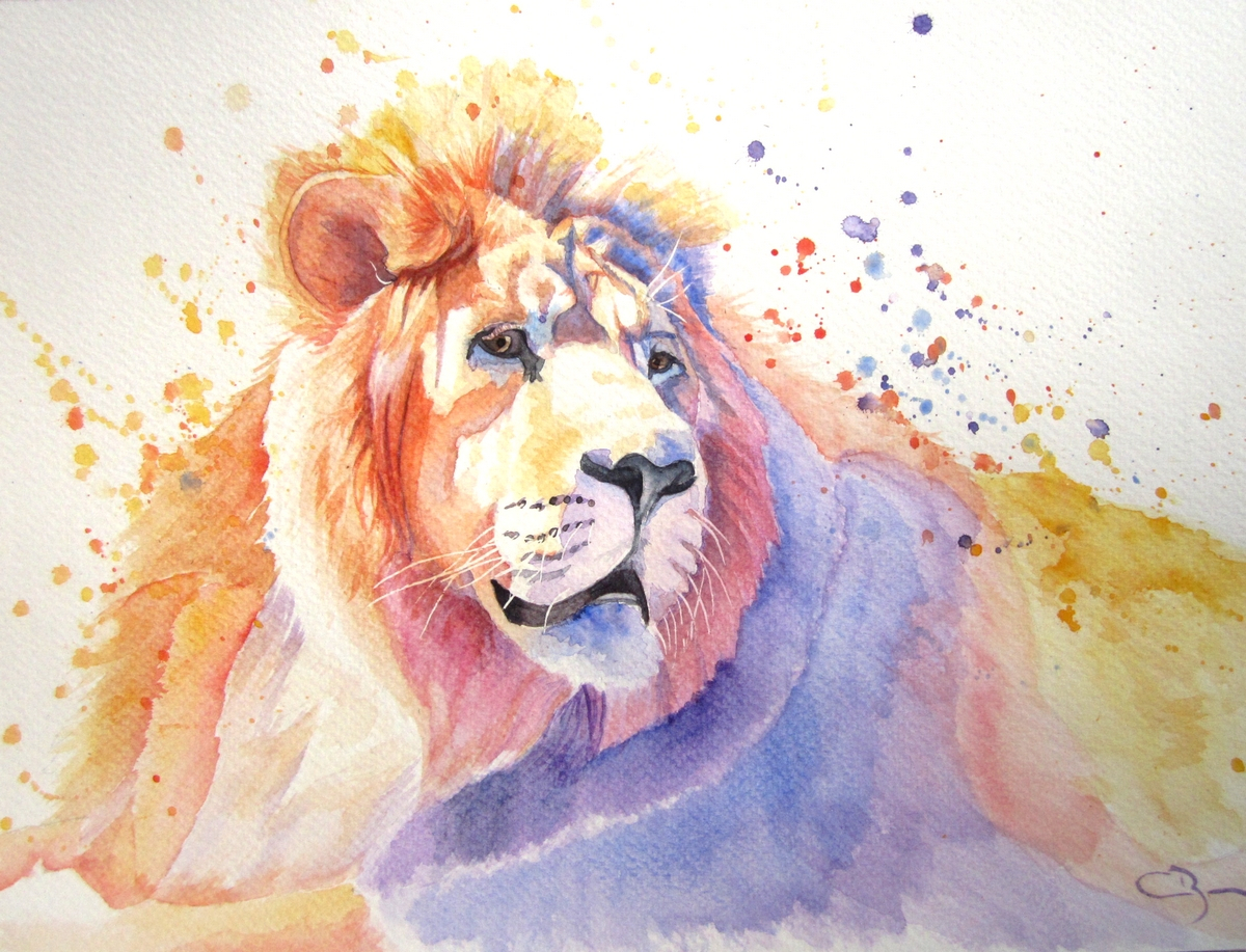 Peinture Animalière | Artiste Animalier à Coloriage À L&amp;amp;#039;Aquarelle,